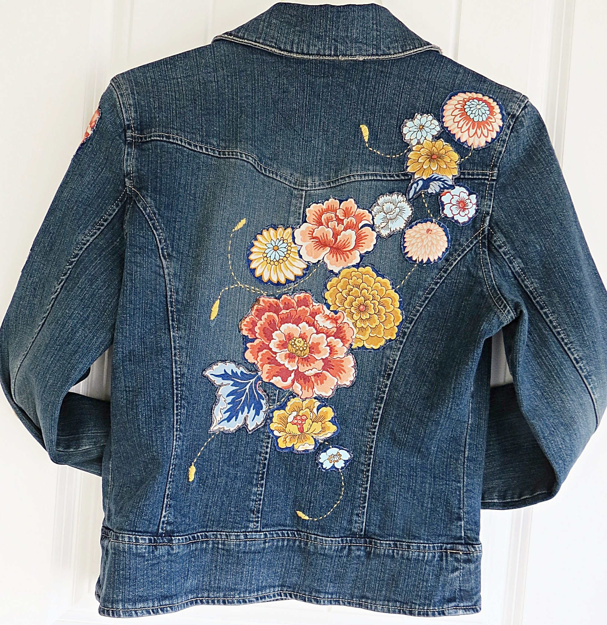 ジャケット・アウター Eaphi PATCHWORK EMBROIDERY LACE JACKET PATCHWORK EMBROIDERY LACE JACKET