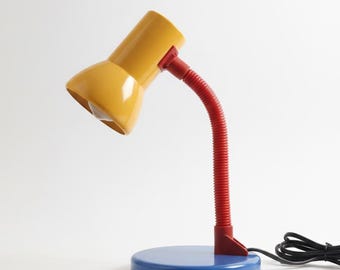 Memphis primaire kleuren 80's bureaulamp
