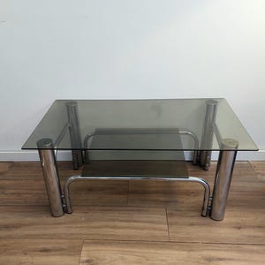 Chrome dining table