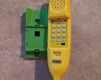 Teléfono Banana vintage de los años 70