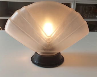 Murano Glass Italian Art Deco style table lamp by Mazzega