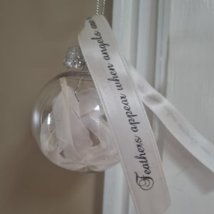 Memorial Feather Bauble