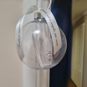Memorial Feather Bauble