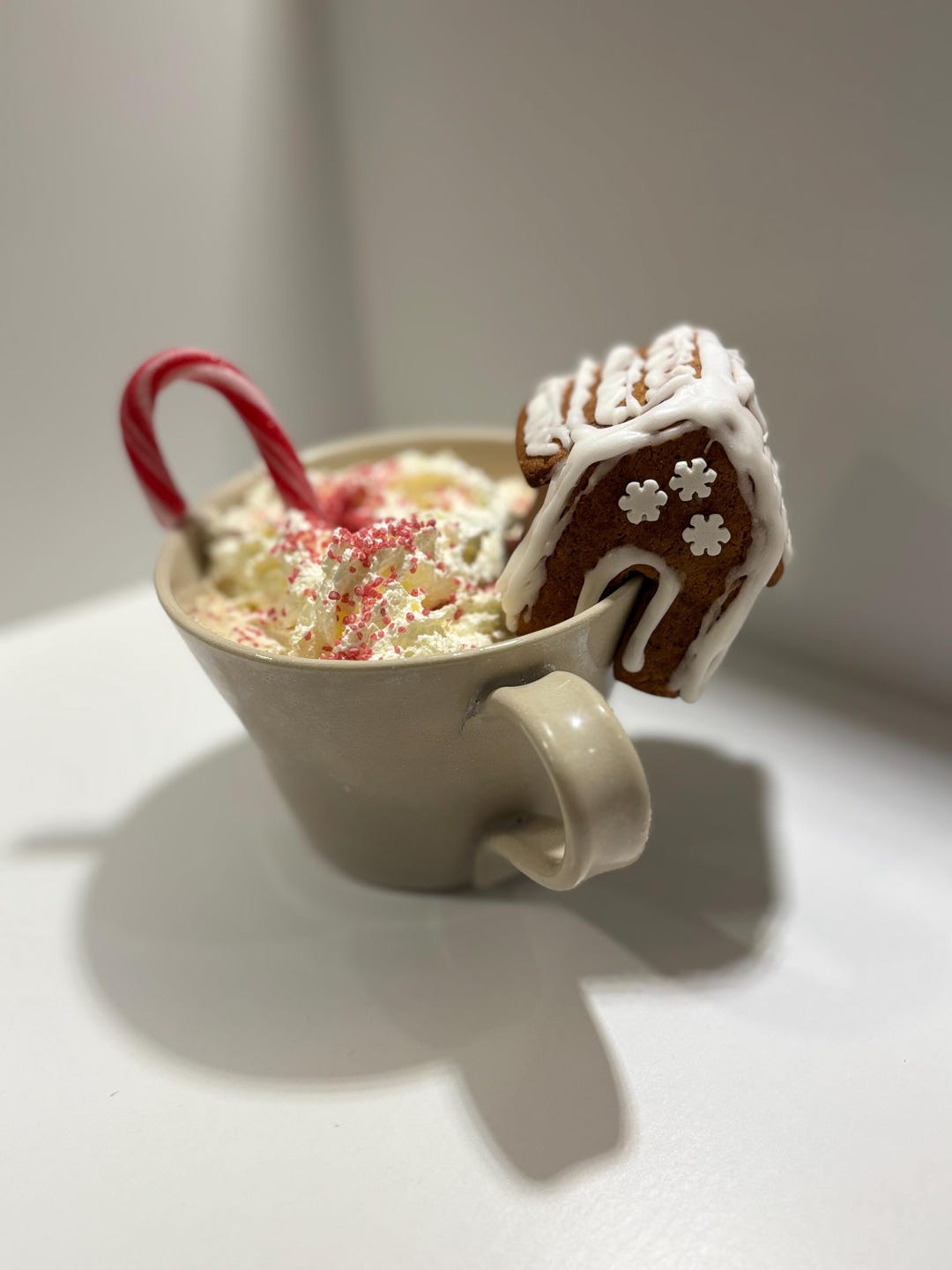 Mini Gingerbread House Template Etsy