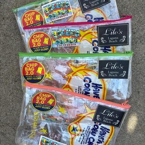 HAVE'A CORN CHIPS, zipper bag, UpCycled, Laguna Beach Original