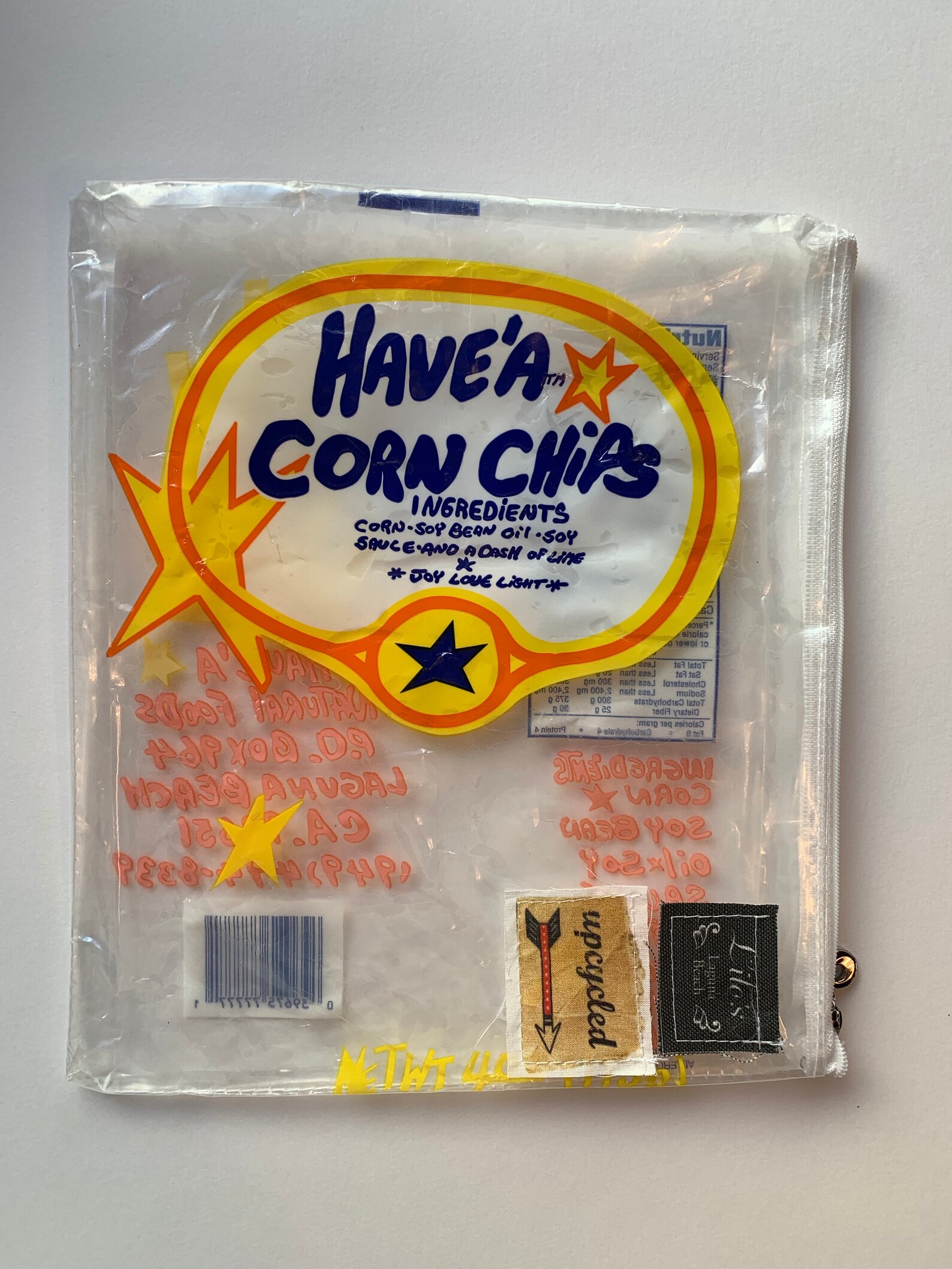 HAVE'A CORN CHIPS Zipper Bag Upcycled Laguna Beach Etsy