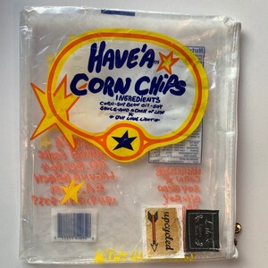 HAVE&#39;A CORN CHIPS, zipper bag, UpCycled, Laguna Beach Original