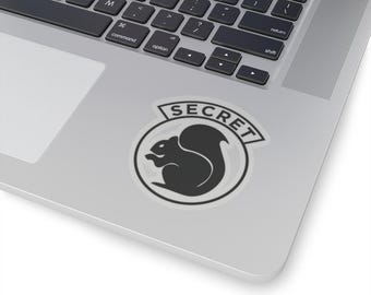Secret Squirrel Sticker for Intelligence, Government, Military, or Spy Enthusiasts