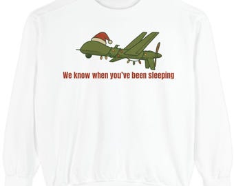 Christmas Drone Sweatshirt, Funny Santa Pilot Gift
