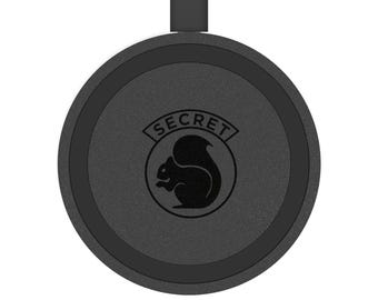 Wireless Charging Pad Secret Squirrel for Intelligence, Government, Military, or Spy Enthusiasts