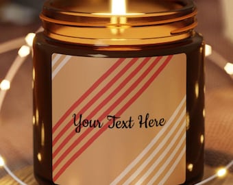 Personalized Candle for Intelligence, Government, Military, or Spy Enthusiasts
