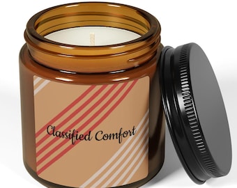 Vela de saco queimado da comunidade de inteligência: decoração divertida para casa, vela de soja perfumada