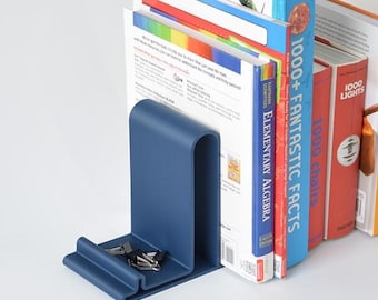 多機能ブックエンド、ホームオフィスの本棚用ブックオーガナイザー、ブックホルダー