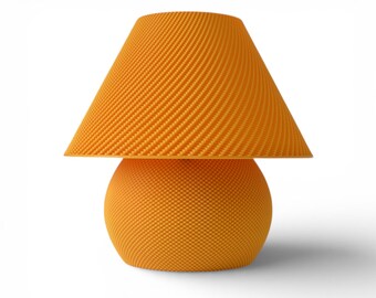 Modern Table Lamp, Colorful Ribbed Bedside Light, Minimalist Home Decor, Unique Housewarming Gift