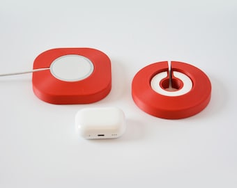 MagSafe Charging Dock, Minimalist iPhone Stand, Wireless Charger Holder, Modern Desk Accessory