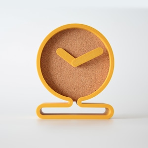 Modern Desk Clock: Minimalist Home Office Decor, Desk Accessory
