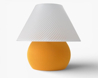 SumiKō Table Lamp, Ribbed Ambient Bedside Light, Minimalist Modern Home Decor, Housewarming Gift