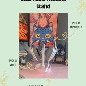 Derpy Tiger Swappable Headset Stand