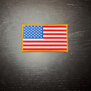 3 X 5 Jumbo Velcro American Flag Patch USA MADE