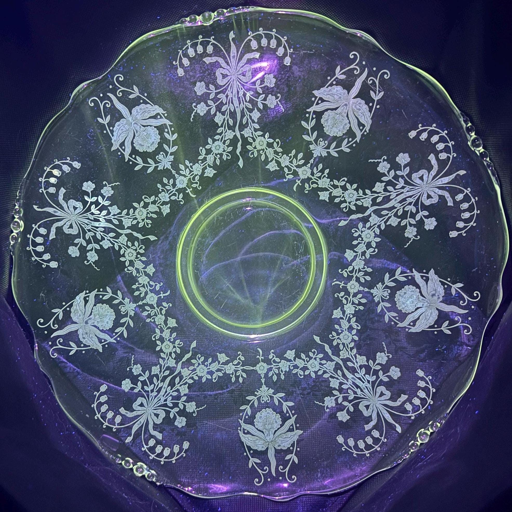 Heisey Orchid - Etsy