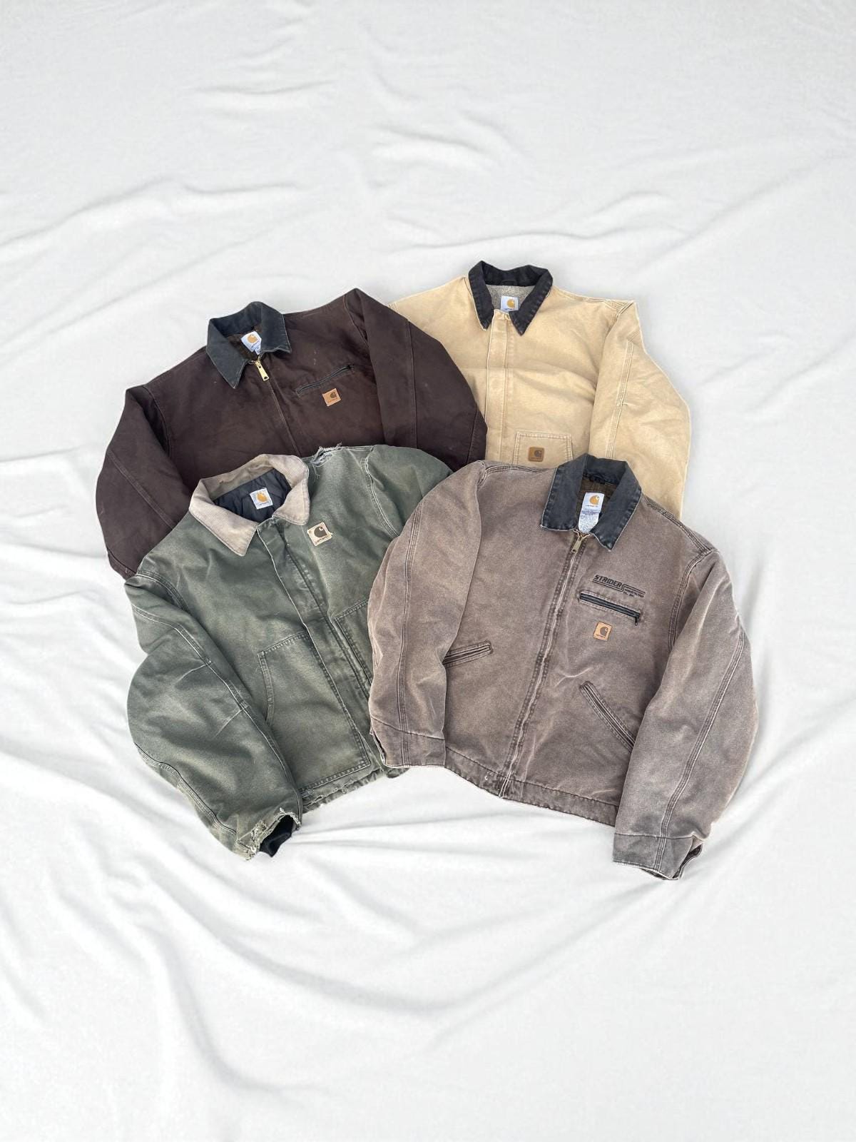 カーハート 2nd 超美品 carhart detroi jacket j97 Vintage Carhartt Detroit Jacket J97 Navy Dark Blue Size XL