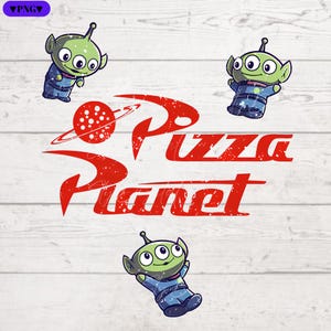 Pizza Planet Png, Pizza Welt Png, Weltraum und Sterne, Toy Story Png, Cartoon Png, Pizza Png, Transparenter Hintergrund, hohe Auflösung als Download