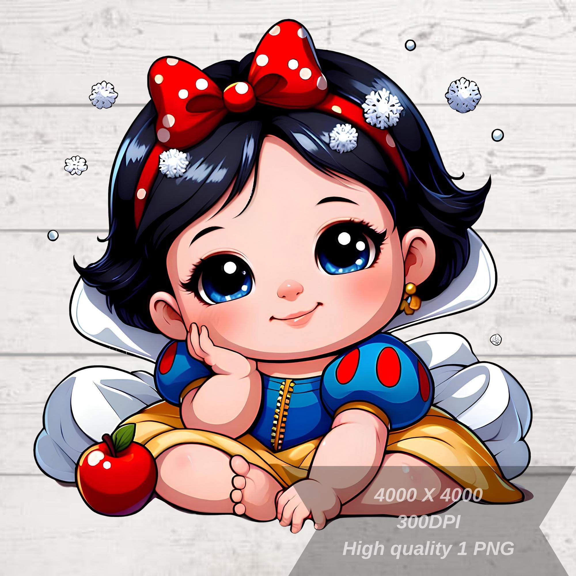 Bebê Branca de Neve Png, Branca de Neve Fofa Png, Branca de Neve ...