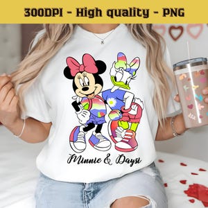 Minnie And Daisy Png, Best Friends Party, My Best friend&#39;s Birthday, Minnie Mause Png, Girls Design, Disney Characters, Instant Download