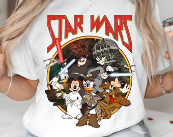 Star Wars Disney Characters Png, Mickey Minnie Star Wars Png, Donald Daisy Jedi Png, Pluto Cartoon Galaxy Png, Disney Star Wars Mashup Png