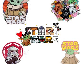 Paquete de Star Wars Png, Cabeza de Darth Vader Png, Globos de Yoda Png, Galaxy Wars Png, Alta resolución, Fondo transparente, Descarga instantánea