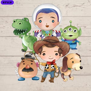 Baby Toy Story Png, Toy Story Clipart, Toy Story Png, Baby Buzz Lightyear Png, Toy Story Friends Png, Files for Cricut, High Resolution