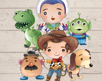 Baby Toy Story Png, Toy Story Clipart, Toy Story Png, Baby Buzz Lightyear Png, Toy Story Friends Png, Files for Cricut, High Resolution