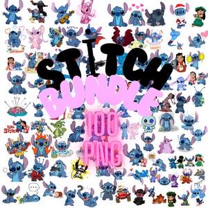 Lot MEGA Stitch, Point Mignon, Cliparts De Point, Motifs T-shirts Broderie, Stickers Point Anniversaire, Fond Transparent, Haute Résolution