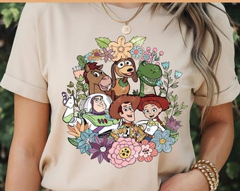 Clipart de Toy Story retro: Woody, Buzz y sus amigos PNG (Descarga digital)