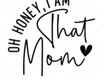 Funny Mom Quote PNG SVG: Retro Mom Life Graphic (Instant Download)