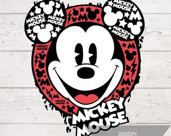Mickey Mause Png, Mickey Mause Clipart, Mickey Birthday, Mickey Mause Tshirt Design, High-Resolution, Transparent Background, Download