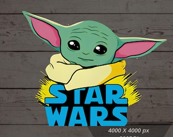 Star Wars Png, Diseño De Baby Yoda, Diseño De Yoda De Star Wars, Linda Star Wars, Diseño De Camiseta De Yoda, Alta Resolución, Fondo Transparente