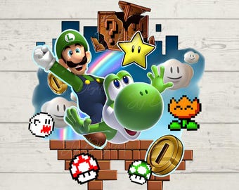 Super Mario Png, Mario Clipart, Mario Browser, Yoshi Png, Super Mario Friends, Alta Resolução, Fundo Transparente, Download Instantâneo