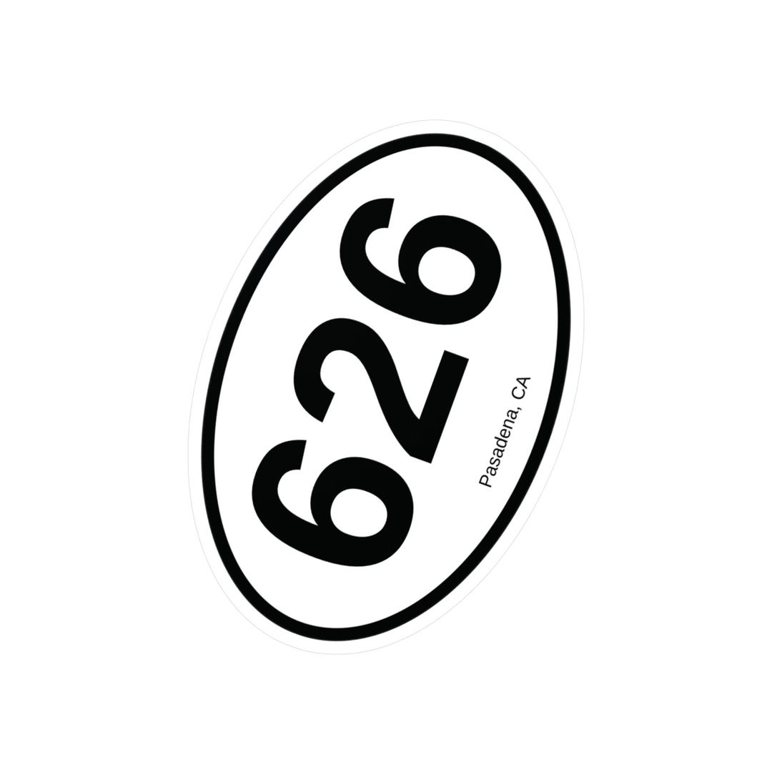 Pasadena California 626 Area Code Vinyl Sticker - Etsy