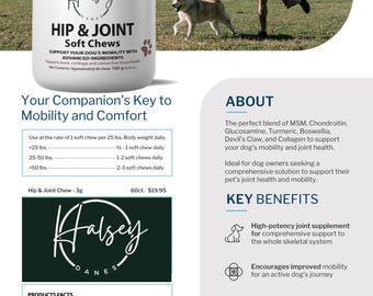 Ultimativer Komfort: Hüft- und Gelenkstützen für glückliche, aktive Hunde