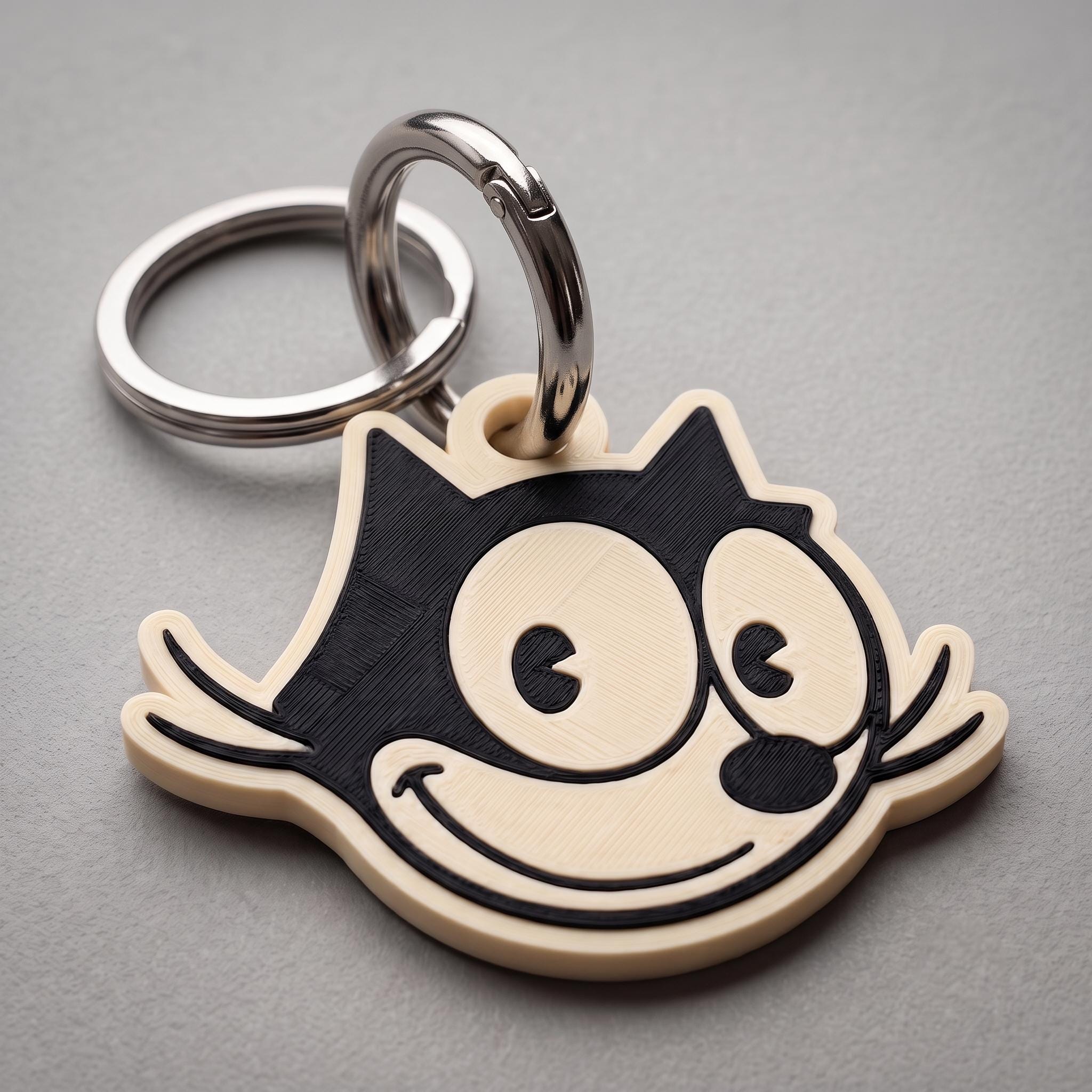 Felix Cat Keychain - Etsy