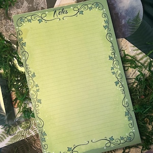Ivy Memo Pad | Cottagecore Stationery | Witchy Office Supplies