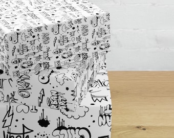 Punk Graffiti Skater Wrapping paper sheets