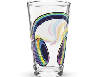 Headphones - Head Phones - Music Shaker pint glass