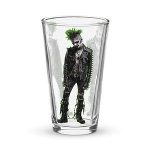 Punk Rocker pint glass