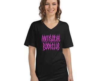 Anti Social Book Club V-Neck