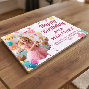 Personalized Digital Memory Book - Baby&#39;s First Year, 18th Birthday Surprise, Retirement Memorial, Wedding Album and 80th Birthday Gift