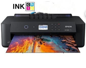 Converted Epson xp15000 printer with chipless ink cartridges firmware software download into printer.