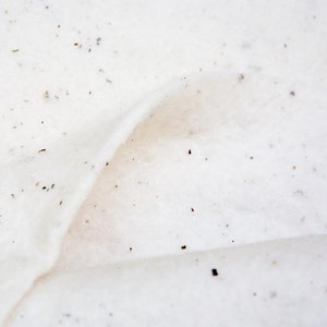 Organic cotton batting for sewing. Unbleached non woven batting by 1/2 meter for quilting, sleepsacks. image 2