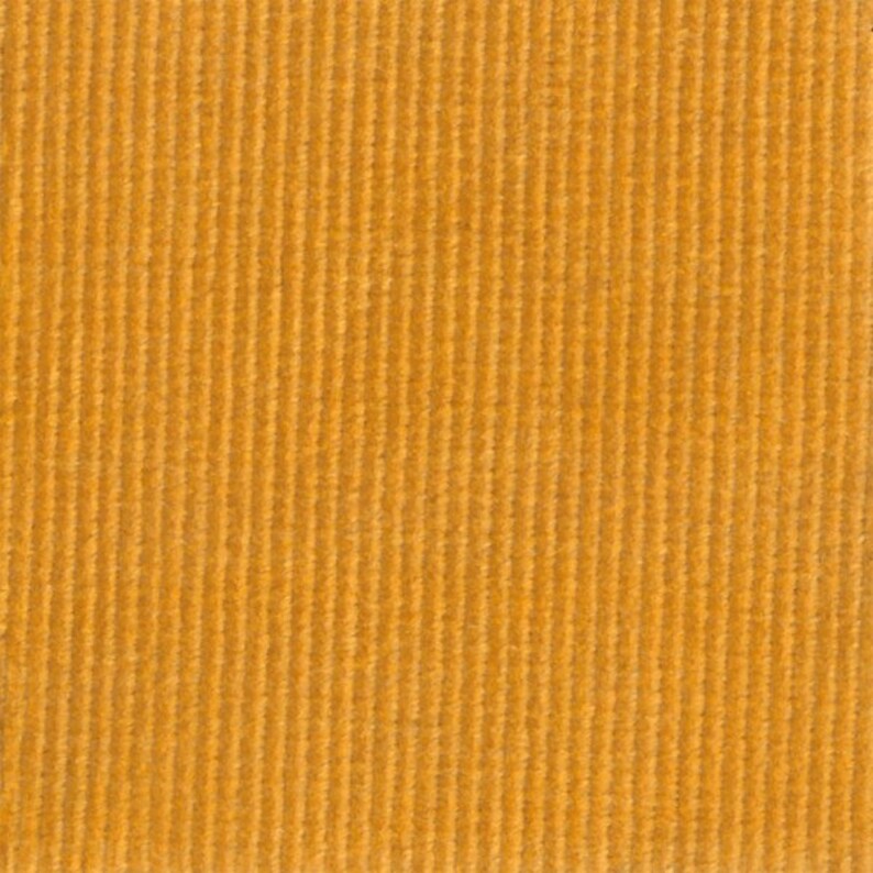 Yellow Curry Corduroy Fabric in Organic Cotton. Honey Gold - Etsy